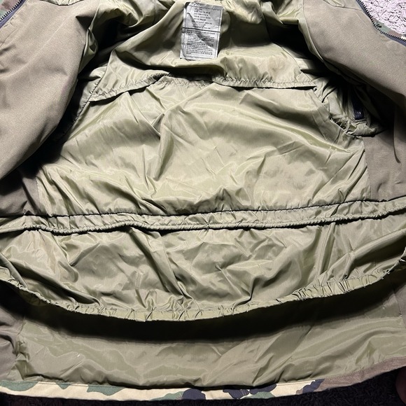 US Military Cold Weather Parka Woodland Camo Men Large Long 8415-01-228-1320 - Picture 7 of 8